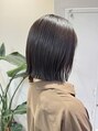 ソワ 錦糸町(soi)&nbsp;ぱつっと切りっぱなしボブに透明感カラーが人気◎