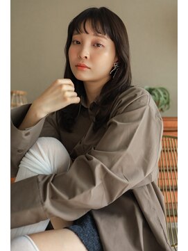 テトテ バイ ミリー 江坂(tetote by milly) 【tetote江坂】チャコールグレー×顔まわりレイヤー