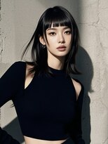 エイチ ウルフカット 大阪梅田(811)&nbsp;ミルクティーベージュウルフパーマミディアムヘア50代髪型