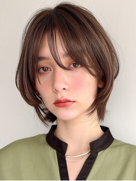 アンドレイ 表参道(andrey) 着物ヘア/ダークアッシュ/ミディアムレイヤーカット/表参道