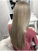 ブリーチハイライト髪質改善ダブルカラーレイヤーカット