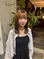 サラジュ 西宮北口店(SARAJU) 艶ミディ×ナチュラルストレート