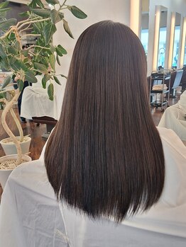 アレックス 西神中央店(alex)の写真/【西神中央駅徒歩5分★】一人ひとりの髪質・クセに合わせ"感動"のストレートヘアへ♪