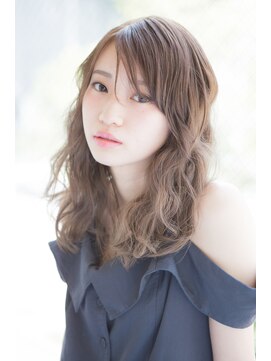 ソウ ヘア デザイン(SOU HAIR DESIGN) ロングルーズパーマ×透明感アッシュ☆３０代４０代５０代