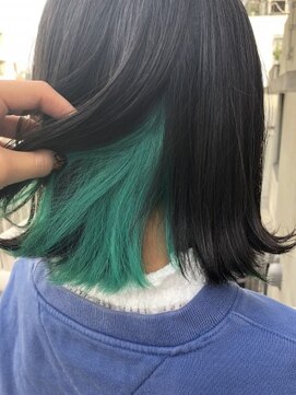 ジーナ(XENA) エメラルドグリーン、インナーカラー