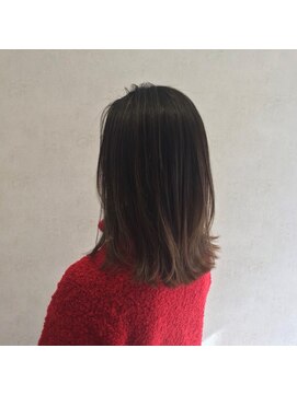 ライフ ウィズ ヘア(LIFE with HAIR) 切りっぱなしグラデーションカラー