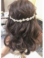 ビューティーサロン コマ(koma)&nbsp;ブライダル☆ゆるふわルーズなダウンヘアアレンジ