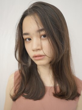 パール(PearL) 《PearL》ニュアンスストレート/ミルクティーアッシュ