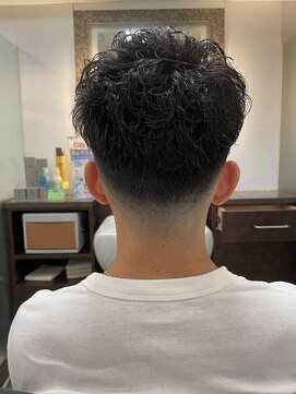 ネクサス 築地店 フェード×ニュアンスパーマ