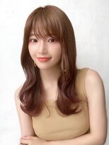 アフロート ルヴア(AFLOAT RUVUA)&nbsp;るなstyle レイヤーカットのセミロング 20代30代40代 韓国風