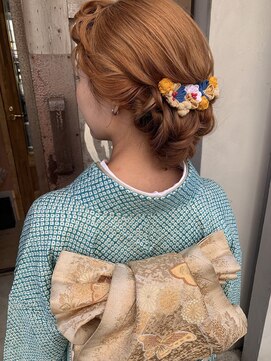 ガッコ(GACCO) ロングヘア　ヘアセット　着付け