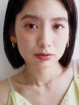 ヘアーショップ エヌアンドエー 越谷店(hair shop N&A) ダークアッシュ×切りっぱなしボブ