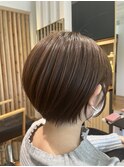 丸みショートボブ