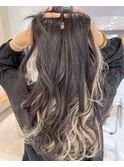 ★ブラック×ホワイトアッシュ★