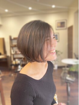 プライベート ヘアサロン カオ(private hair salon kao)の写真/ <一宮市>顔周りの似合わせとお手入れしやすいスタイル美しい髪を毎日楽しめます。