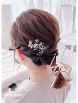 アマレット 東京駅八重洲店(amaretto)&nbsp;短め編み下ろし風スタイル