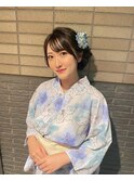 *+.サイドアップ&浴衣着付け.:+