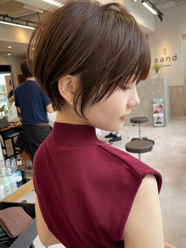 サンド 池袋(sand) イメチェン/ショート/縮毛矯正/ブラウン/グレージュ/髪質改善