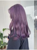 【川辺晴加】艶髪ラベンダーパープル/ラベンダーカラー