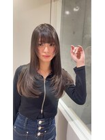 ロンドウル 熊本(Lond ulu)&nbsp;髪質改善艶ロングレイヤーカット顔周り姫カット[熊本/上通/下通]