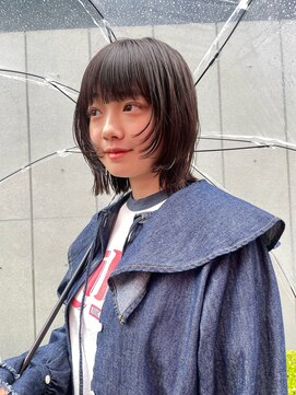 メゾンアクア 表参道(Maison ACQUA) ◎ショートレイヤーボブウルフ縮毛矯正10代20代30代