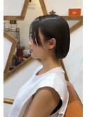 【40代艶ボブ/美髪矯正 /美髪ストレート】縮毛矯正