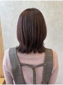 ピンクブラウン/ミディアムレイヤー/オージュア/20代30代40代