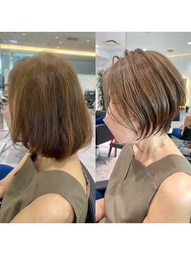 バンプ ギンザ(BUMP GINZA) 30代40代50代絶壁解消白髪ぼかし　山口