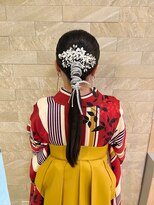 カイノ ノバティながの店(KAINO)&nbsp;卒業袴に似合うタイトポニー