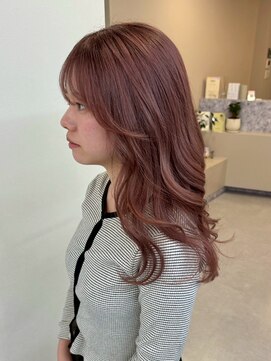 エトレ(etore) ブリーチカラー/ピンクブラウン/ロングレイヤー