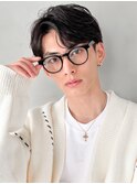 20代30代40代◎スパイキーショートモテ髪センターパート束感