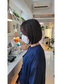 お手入れ簡単ボブヘア