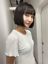 ルッカヨドヤバシ(RUCCA yodoyabashi)&nbsp;ラベンダーアッシュ+ミニボブ[トリートメント/肥後橋/本町]