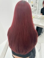 コア プラス 立川(COA PLUS)&nbsp;韓国っぽ垢抜けカラー！チェリーレッドで最旬ロングヘア/立川