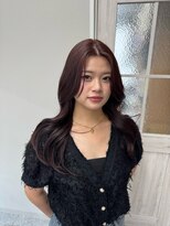 グランツ(hair design Granz) ブリーチなしのレッドカラー