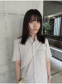 アプリコットオレンジ/くびれヘア/レイヤーショート［新潟］