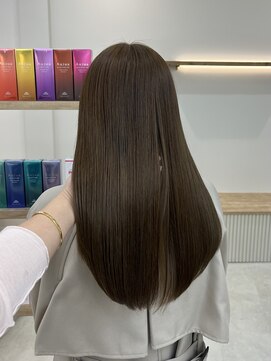 シア 春日部店(SHEER) ブリーチなしオリーブベージュ