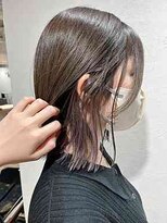 エヌプラスリタ 近鉄八尾(N+lita)&nbsp;黒髪クラゲヘアーオリーブグレー小顔ココアベージュ