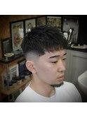 ナチュラルクロップ×スキンフェード