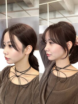 ロビー 表参道(ROBBY) 顔まわりレイヤーカット/骨格矯正/小顔前髪顔周りカット/後れ毛