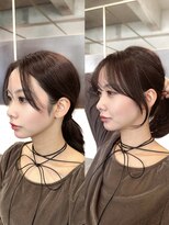 ロビー 表参道(ROBBY) 顔まわりレイヤーカット/骨格矯正/小顔前髪顔周りカット/後れ毛