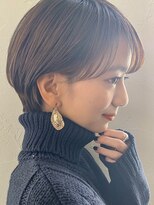 POCKET郡山安積店 ショートカットレイヤーカット髪質改善縮毛矯正【4月1日OPEN予定】&nbsp;マッシュショート×髪質改善カラー