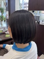 ウィーブ 成田店(Weve)&nbsp;ミルクティーブロンド/ダークブルー/デジタルパーマ/成田富里