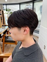 ネオリーブ クーロ メゾン 横浜(Neolive curro Maison)&nbsp;韓国マッシュ　シースルーバング　フェザーパーマ　MEN’S HAIR