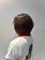 ケークリエイティブコード(K creative COrDE)&nbsp;ピンクインナーカラー×レイヤーボブ