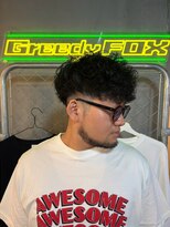 グリーディーフォックス 代々木(Greedy FOX)&nbsp;波巻き/ハイライト/マッシュパーマ/ウルフ[シェービング]