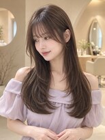 ウト(Uto)&nbsp;レイヤーカット/オリーブベージュ/韓国風/メテオカラー/四条烏丸