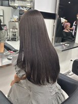 Valone Tokyo レイヤーカット/韓国ヘア/髪質改善【12/1NEW OPEN（予定）】&nbsp;ba11463_髪質改善ストレート暗髪グレージュアッシュ透明感カラー
