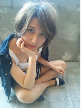 キーン 立川店(keen) 【外国人風】keen ×  透けグレイッシュカラー