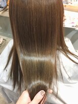 ヘアーワークス ヘルム 渋谷店(HAIR WORKS HELM)&nbsp;[HELM渋谷］ツヤツヤオリーブカラー☆